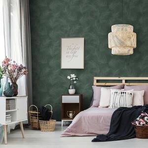 DUTCH WALLCOVERINGS Wallpaper Palm Green