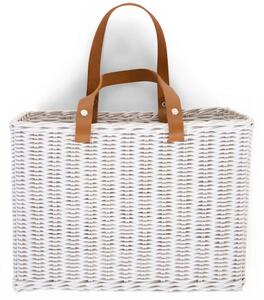 CHILDHOME Hanging Storage Basket with 2 Handles White