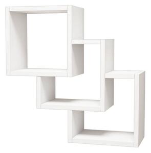 Homemania Wall Shelf Three Box 57.9x19.5x57.7 cm White