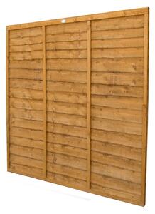 Forest Larchlap Lap 1.8m Fence Panel - Pack of 4