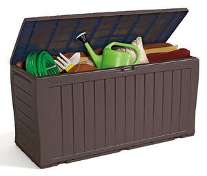 Keter Marvel Plus Outdoor Garden Storage Box 270L - Brown