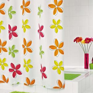 RIDDER Shower Curtain Textile Flower