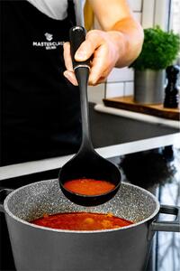 MasterClass Soup Ladle with Soft Grip Handle, Non Stick Safe Nylon