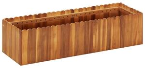 Garden Raised Bed 100x30x25 cm Solid Acacia Wood