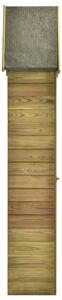 Garden Tool Shed with Door 77x28x178 cm Impregnated Pinewood