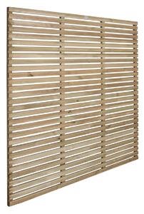Forest Slatted Fence Panel - 6ft - Pack of 3