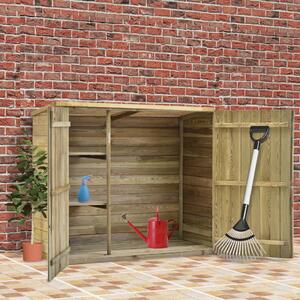 Garden Tool Shed 135x60x123 cm Impregnated Pinewood