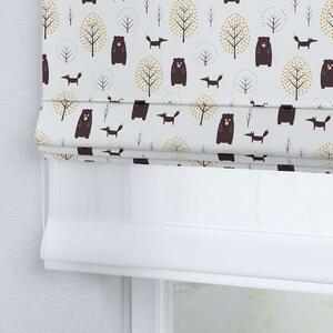 Voile and fabric roman blind (DUO II)