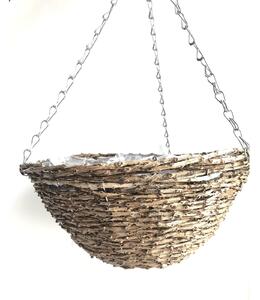 Hanging Basket Rattan - 35cm
