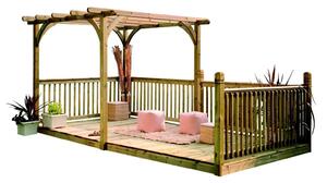 Forest Ultima Pergola and Decking Kit - 16x8ft