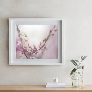 Dorma Purity Dreamy Blossom Mounted and Box Framed Exclusive Nature Print Pink/White