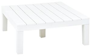 Garden Table White 78x78x31 cm Plastic