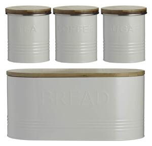 Typhoon Essentials 4 Piece Jar Set - Cream