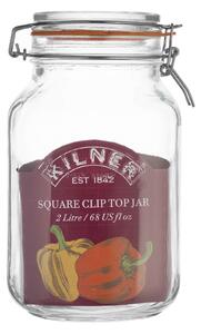 Kilner Clip Top Square Jar - 2L
