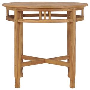 Dining Table ? 80 cm Solid Teak Wood