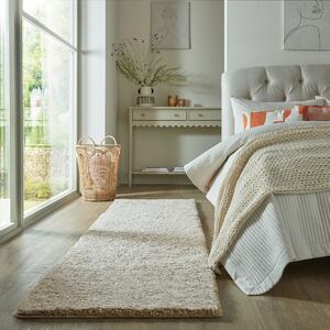 Cosy Soft Shaggy Runner Natural