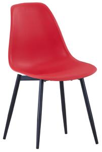 Dining Chairs 6 pcs Red PP