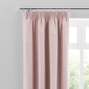 Luna Brushed Blackout Pencil Pleat Curtains