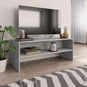 TV Cabinet Concrete Grey 100x40x40 cm Engineered Wood