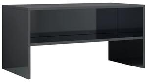 TV Cabinet High Gloss Black 80x40x40 cm Engineered Wood