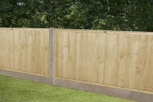 6ft x 3ft (1.83m x 0.91m) Pressure Treated Closeboard Fence Panel - Pack of 4