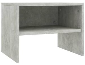 Bedside Cabinet Concrete Grey 40x30x30 cm Engineered Wood