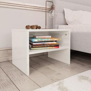 Bedside Cabinets 2 pcs High Gloss White 40x30x30 cm Engineered Wood