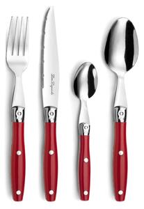 Lou Laguiole 24-Piece Cutlery Set Comptoir Red