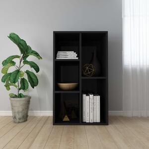 Book Cabinet/Sideboard High Gloss Black 50x25x80 cm Chipboard