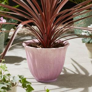 Pink Resin Lotus Flower Plant Pot