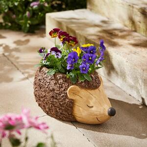 Resin Hedgehog Plant Pot