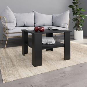 Coffee Table Black 60x60x42 cm Engineered Wood