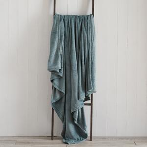 Seriously Soft Recycled Throw, 220x220cm Blue