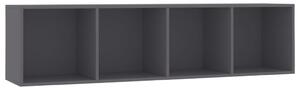 Book Cabinet/TV Cabinet Grey 143x30x36 cm