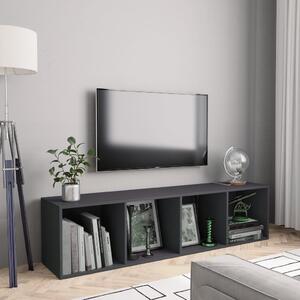 Book Cabinet/TV Cabinet Grey 143x30x36 cm