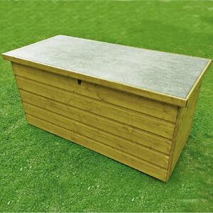 Shire Tongue & Groove Wooden Storage Box - 4x2ft