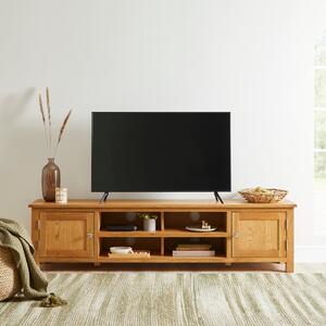 Bromley Extra Wide Oak TV Unit Brown
