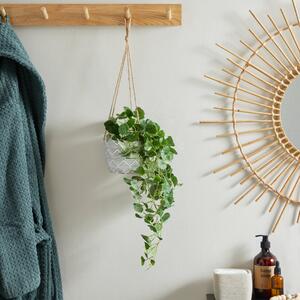 Hanging Plant Geo Pot 30cm Grey