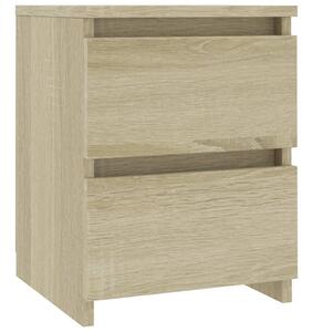 Bedside Cabinet Sonoma Oak 30x30x40 cm Engineered Wood