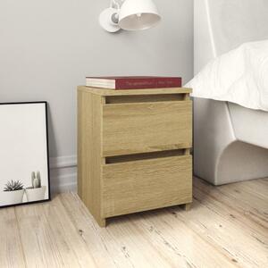 Bedside Cabinet Sonoma Oak 30x30x40 cm Chipboard