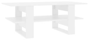 Coffee Table White 110x55x42 cm Engineered Wood