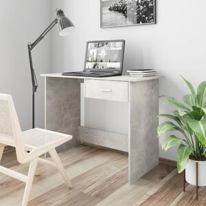 Desk Concrete Grey 100x50x76 cm Chipboard