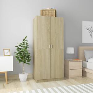 Wardrobe Sonoma Oak 80x52x180 cm Chipboard