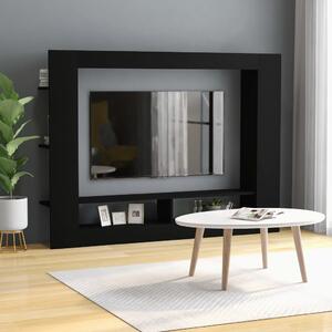 TV Cabinet Black 152x22x113 cm Chipboard