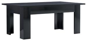 Coffee Table High Gloss Black 100x60x42 cm Engineered Wood
