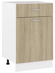 Drawer Bottom Cabinet Sonoma Oak 50x46x81.5 cm Chipboard
