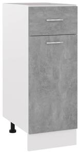 Drawer Bottom Cabinet Concrete Grey 30x46x81.5 cm Chipboard