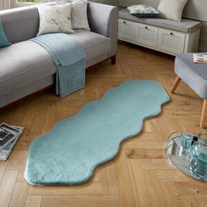 Supersoft Double Pelt Faux Fur Rug Green