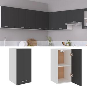 Hanging Cabinet Grey 29.5x31x60 cm Engineered Wood