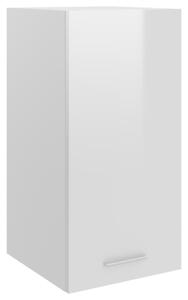 Hanging Cabinet High Gloss White 29.5x31x60 cm Chipboard